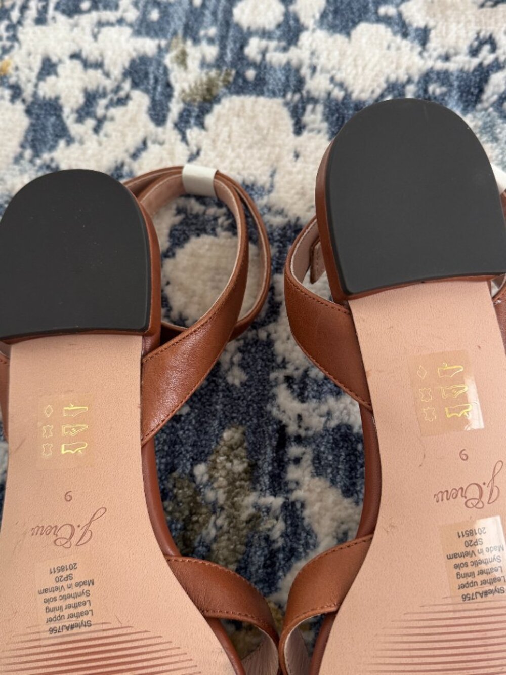 J.Crew Abbie Cross Strap Sandal | Size 9 | BRAND NEW - Picture 9 of 14